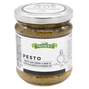 Monti Pesto with Balsamic Vinegar of Modena 180g - buy, prices for NOVUS - photo 1