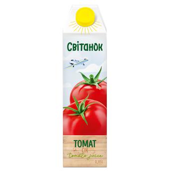 Сок Свитанок томатный с мякотью 0,95л - купить, цены на Auchan - фото 2