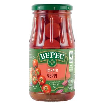 Томаты Верес Черри маринованные 500г - купить, цены на NOVUS - фото 1