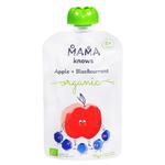 Mama Knows Organic Apple-Black Currant Puree 90g
